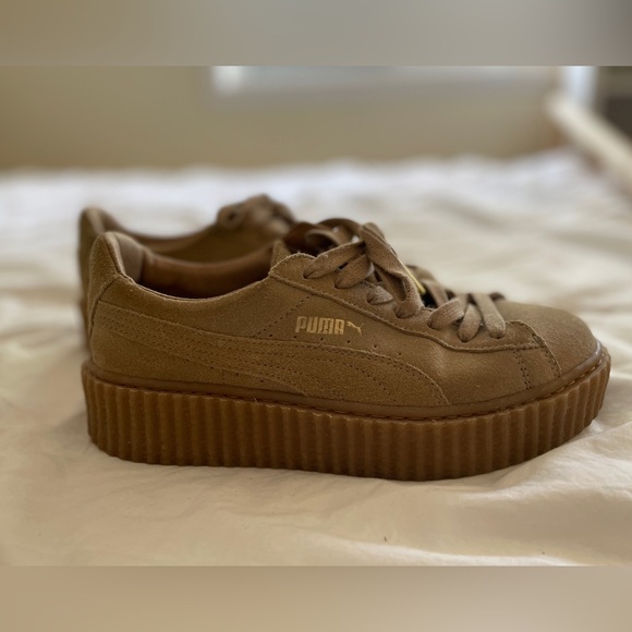 Puma Suede Creeper Rihanna Fenty Oatmeal, Size 6.5 Women’s US, 37 Euro - Picture 4 of 6